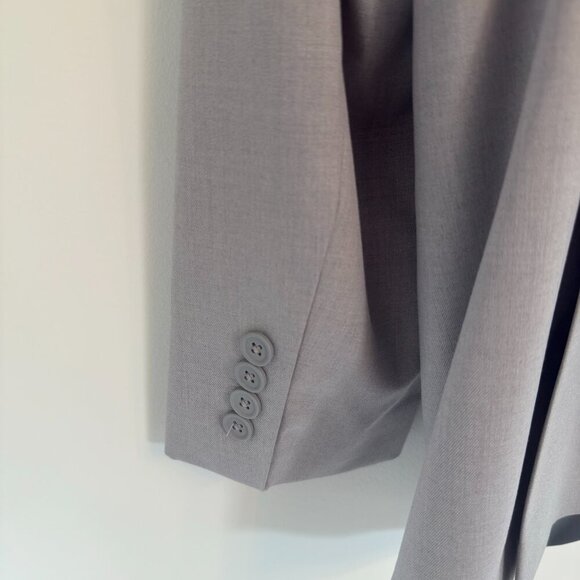 👔 ZeGarie Light Gray Sport Coat - Size 46L - Picture 5 of 6